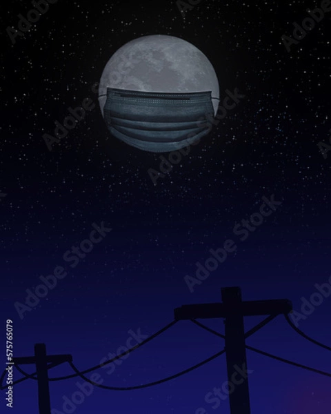 Obraz moon and stars