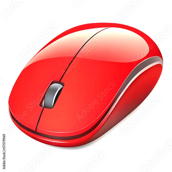 Obraz Red Mouse Generative AI