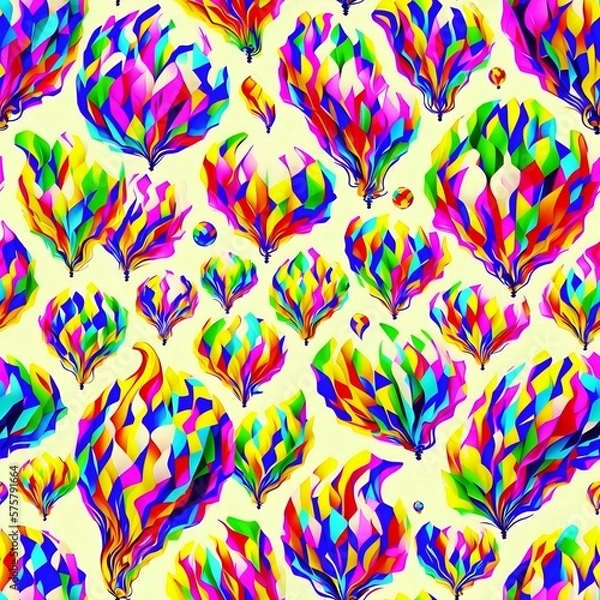 Obraz  mult collored patterns
 {AI generate}