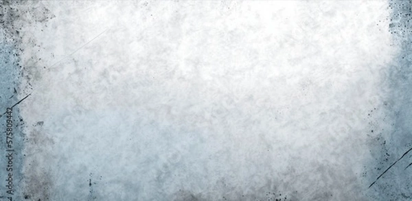 Obraz Blue-tinted Cement background. AI-generated