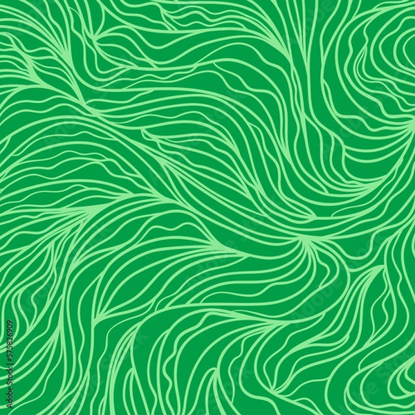 Fototapeta Wavy background. Hand drawn waves. Stripe texture with many lines. Waved pattern. Colored illustration for banners, flyers or posters