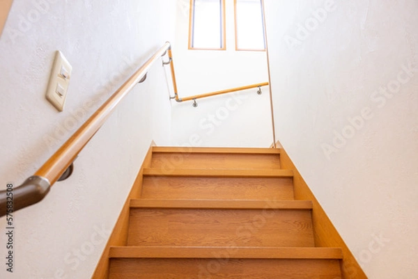 Obraz 手すりのついた階段