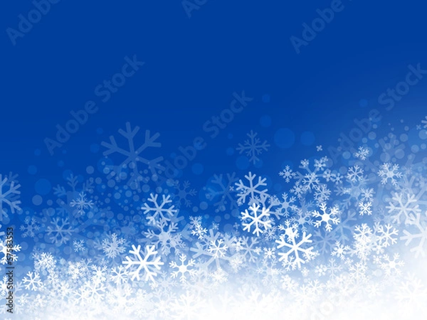 Fototapeta Snowflake Background
