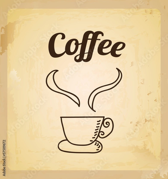 Fototapeta coffee design