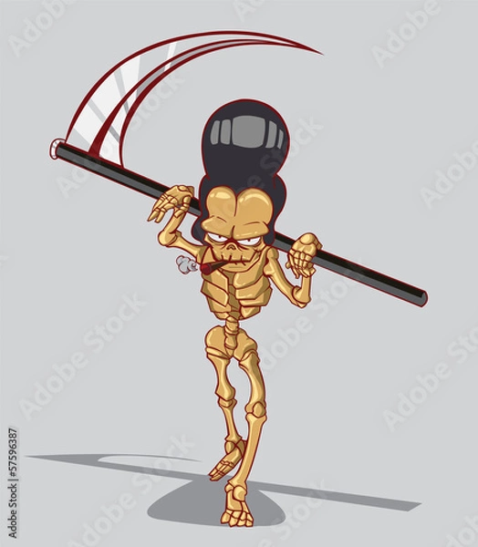 Fototapeta death is a skeleton.