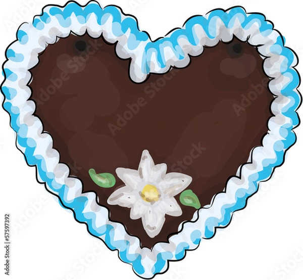 Obraz Lebkuchen herzform