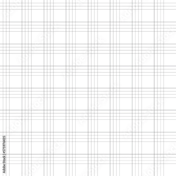 Fototapeta Seamless pattern of plaid. check fabric texture. striped textile print.Checkered gingham fabric seamless pattern. Vector seamless pattern.