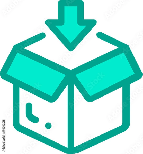 Fototapeta Logistic Color Icon