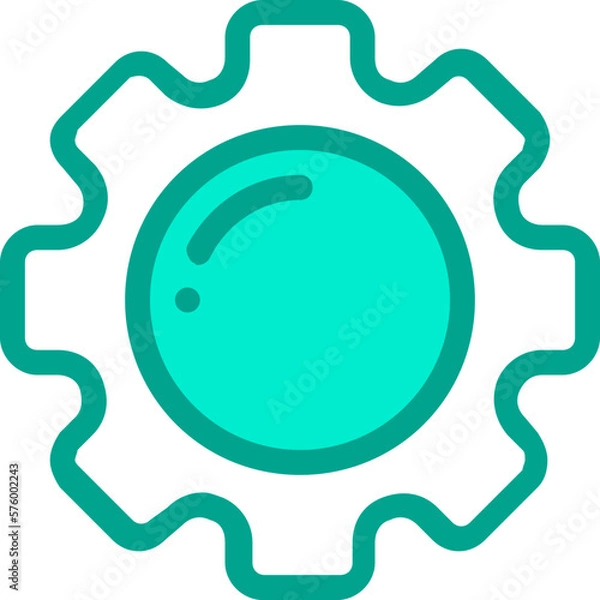 Fototapeta Setting Color Icon