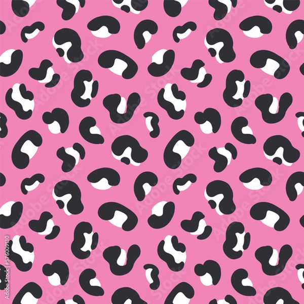 Fototapeta Leopard seamless pattern. Leopard texture. Leopard background. Cheetah texture. Cheetah background