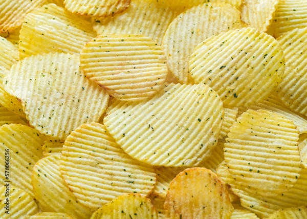 Obraz Food background of refrigerated chips
