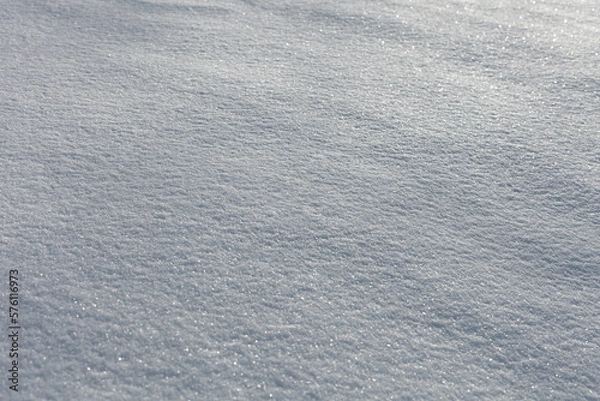 Obraz Texture of snow surface is closeup