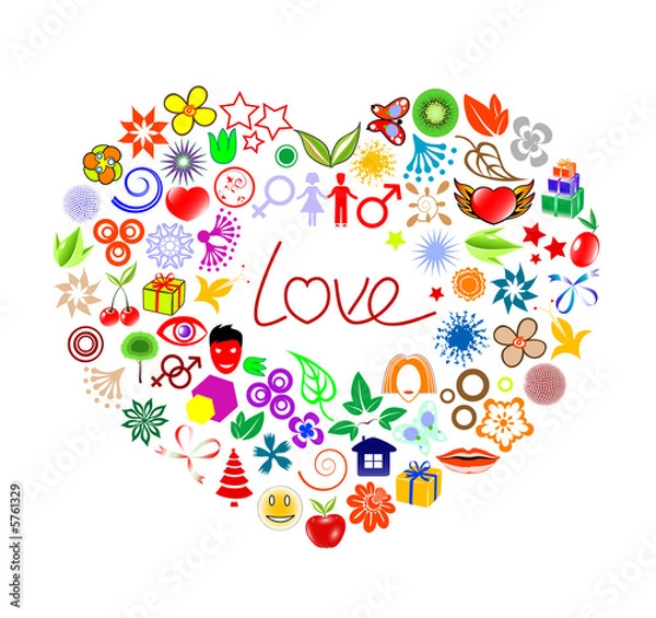 Fototapeta Valentines heart