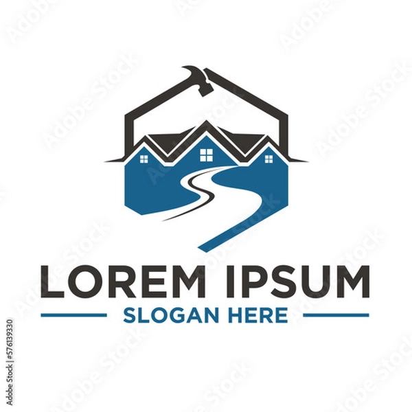 Obraz real estate construction Logo