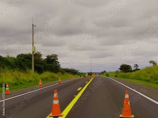 Fototapeta Trabalhando na infraestrutura para o desenvolvimento