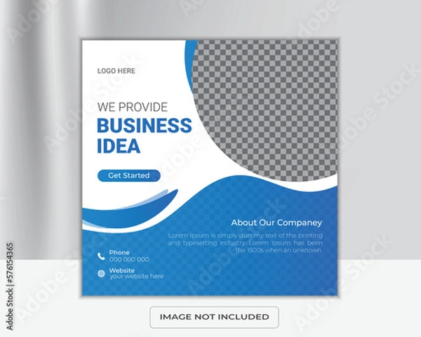 Obraz Social Media Post Template Design