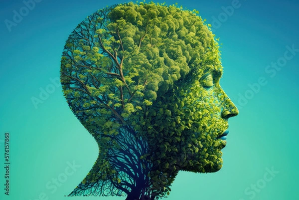 Fototapeta Human Nature (AI Generated)