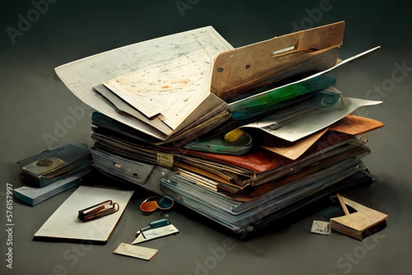Fototapeta Files and folders