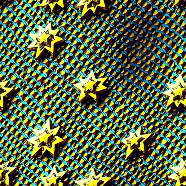 Obraz  mult collored patterns {AI generate}