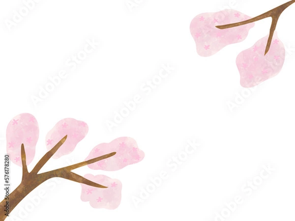 Obraz 桜のフレーム