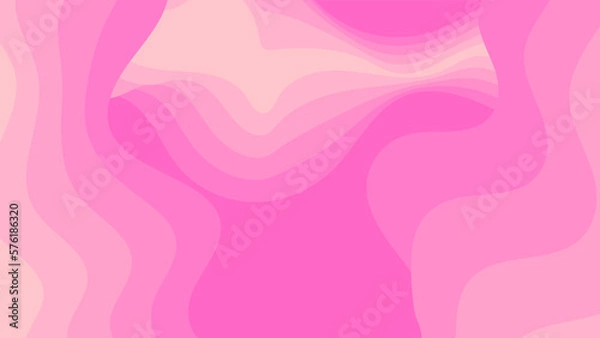 Fototapeta Colorful wave curve vector background. Vibrant waves background. Abstract motion geometric curve vector graphic