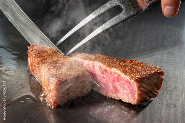 Obraz 鉄板焼　ステーキ