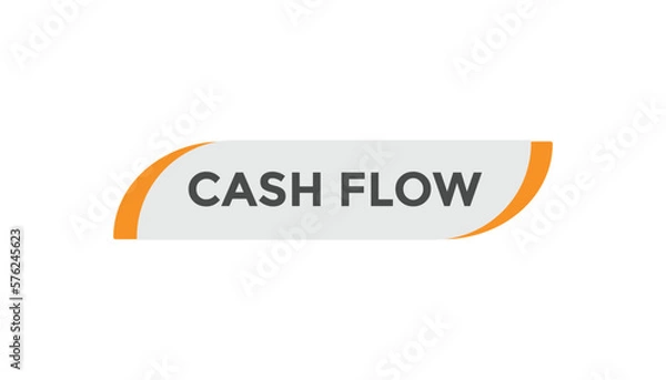 Fototapeta Cash flow offer button web banner templates. Vector Illustration
