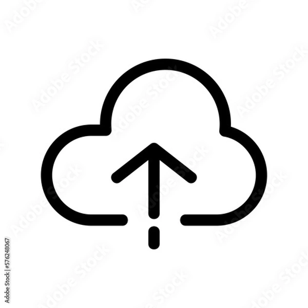 Fototapeta upload icon or logo isolated sign symbol vector illustration - high quality black style vector icons
