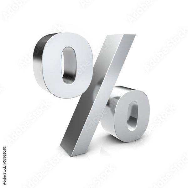 Fototapeta Prozent Zeichen