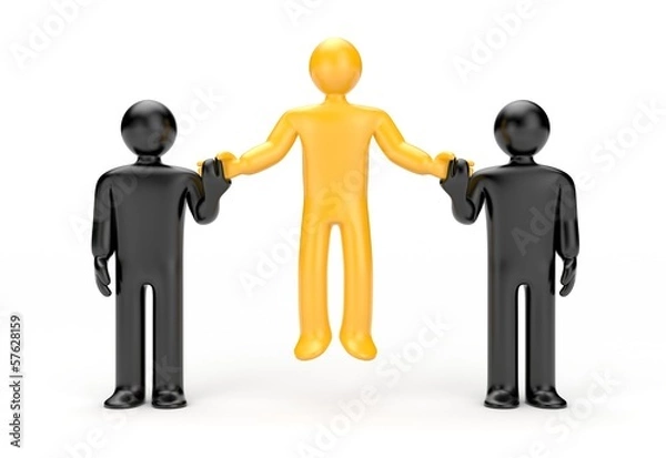 Obraz Standing out from the crowd