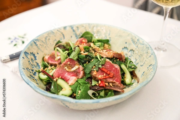 Obraz Fresh salad with duck