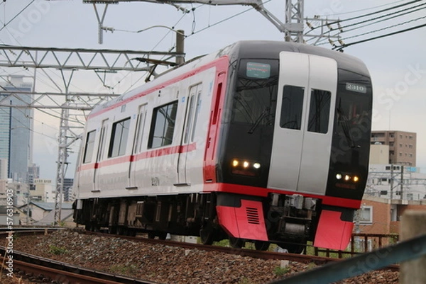Fototapeta 名古屋鉄道の電車