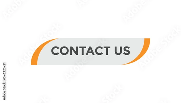 Fototapeta Contact us button web banner templates. Vector Illustration