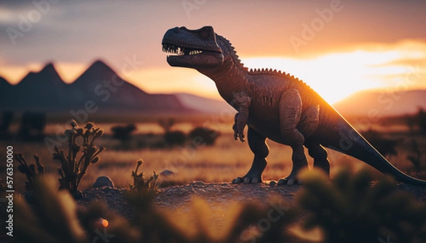Fototapeta 3d render dinosaur.