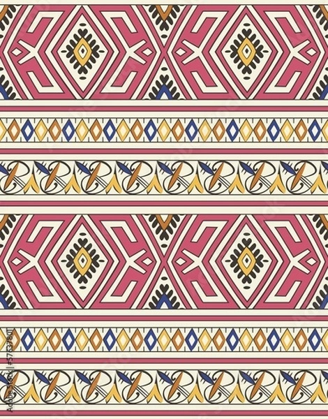Obraz seamless islamic moroccan floral pattern