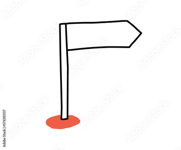 Fototapeta Signpost that gives you an idea where you go next