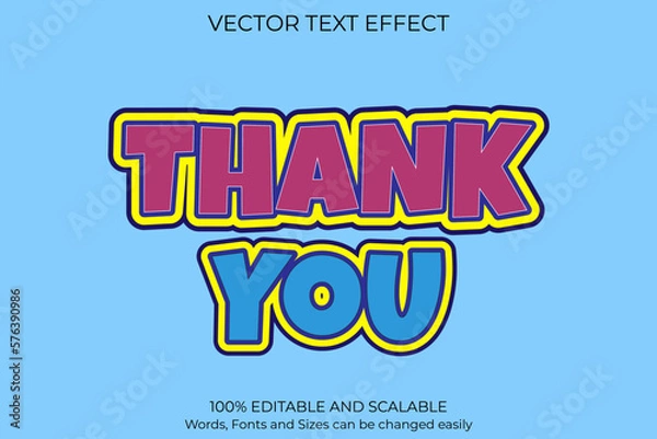 Obraz editable text effect