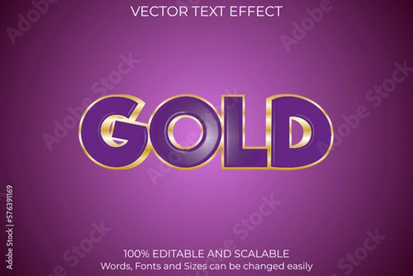 Obraz editable text effect