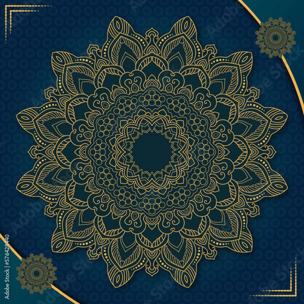Fototapeta Minimalist Mandala Design Vector Template