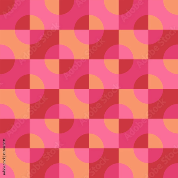 Fototapeta A simple and clear geometric ornament for decorating any surfaces or things. Seamless pattern.