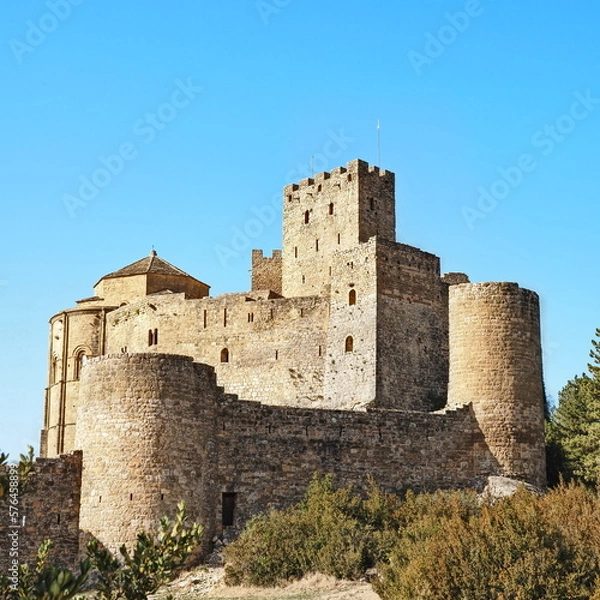 Fototapeta Castillo de Loarre, en Aragón