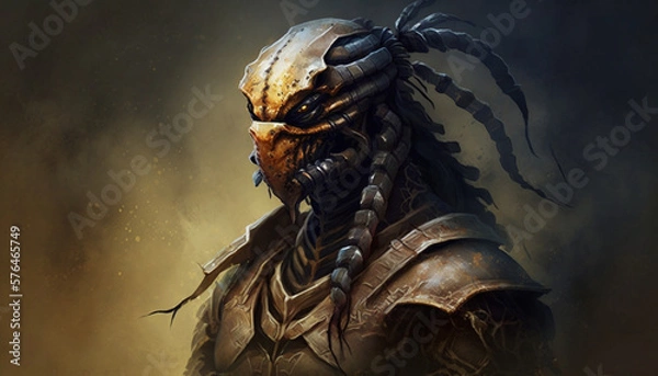 Fototapeta scorpion cyborg