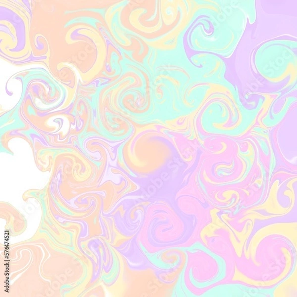 Fototapeta Colorful pastel happy, cheerful abstract background 