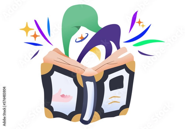 Fototapeta dreaming book study