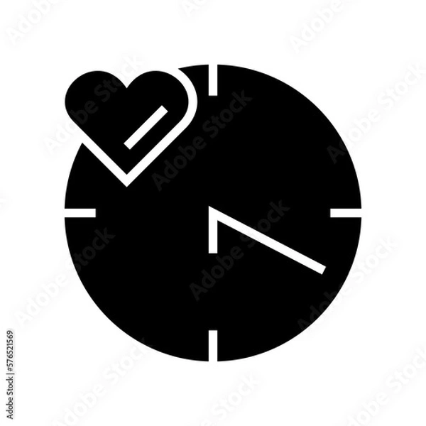 Fototapeta time icon or logo isolated sign symbol vector illustration - high quality black style vector icons
