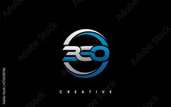 Fototapeta 360 Letter Initial Logo Design Template Vector Illustration