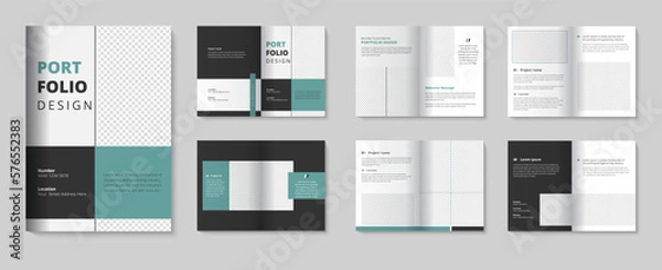 Obraz Architecture portfolio template and Interior portfolio Presentation design