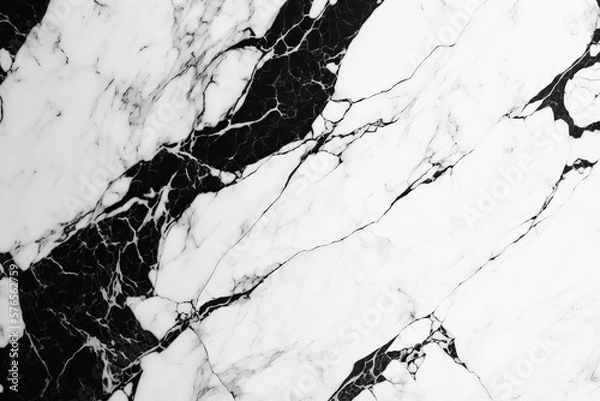 Obraz White and black marble surfaces for design backgrounds
