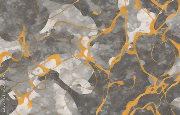Fototapeta abstract art background, modern inlay, creative textures of marble granite agate and artistic artificial stone, marbled tile surface, fashion marbling illustration