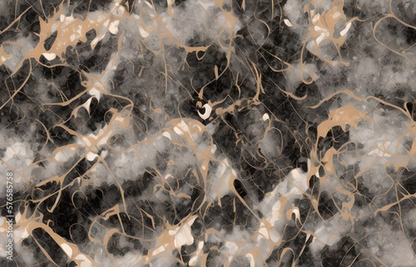 Fototapeta abstract art background, modern inlay, creative textures of marble granite agate and artistic artificial stone, marbled tile surface, fashion marbling illustration